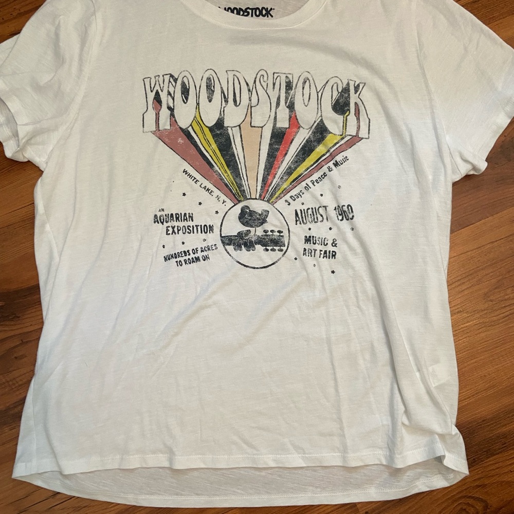 Lucky Brand Women's "Woodstock " T shirt